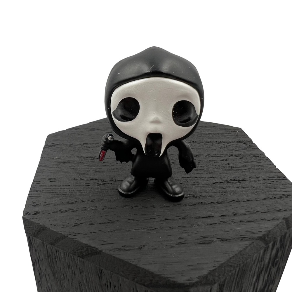 Unbranded Ghostface Style Horror Mini Figure Bloody Knife Slasher Collectible